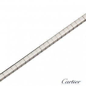 Cartier 18k White Gold Lanieres Bracelet